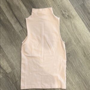 Athleta Pink Sleeveless Fitted Tank Top